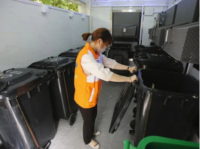 貓先生，智能垃圾分類設(shè)備，垃圾房廠家，定時(shí)定點(diǎn)垃圾收集點(diǎn)