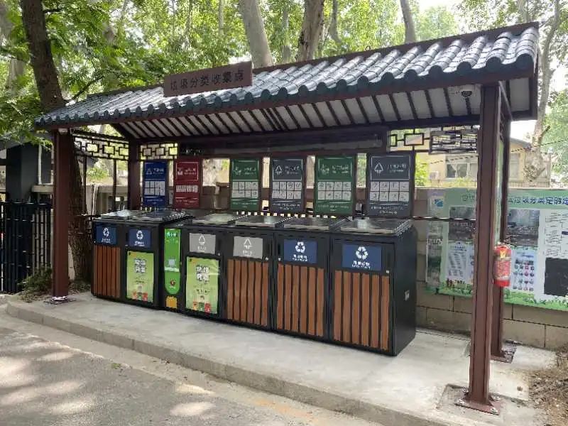 貓先生智能垃圾分類亭，定時定點垃圾收集點 ，垃圾亭生產(chǎn)廠家