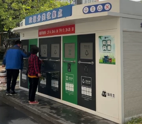 智能垃圾房,垃圾收集點(diǎn)，清潔屋,小區(qū)垃圾分類站生產(chǎn)廠家