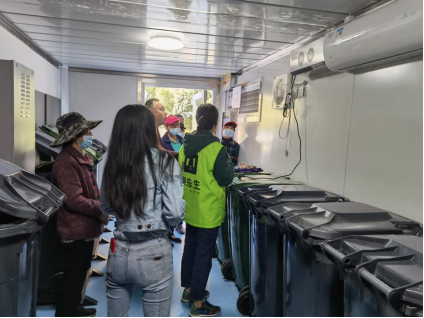 智能分類垃圾房，清潔小屋，垃圾分類收集站生產(chǎn)廠家