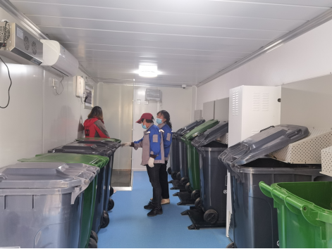 江蘇智能分類垃圾站，清潔小屋，垃圾分類收集點生產(chǎn)廠家