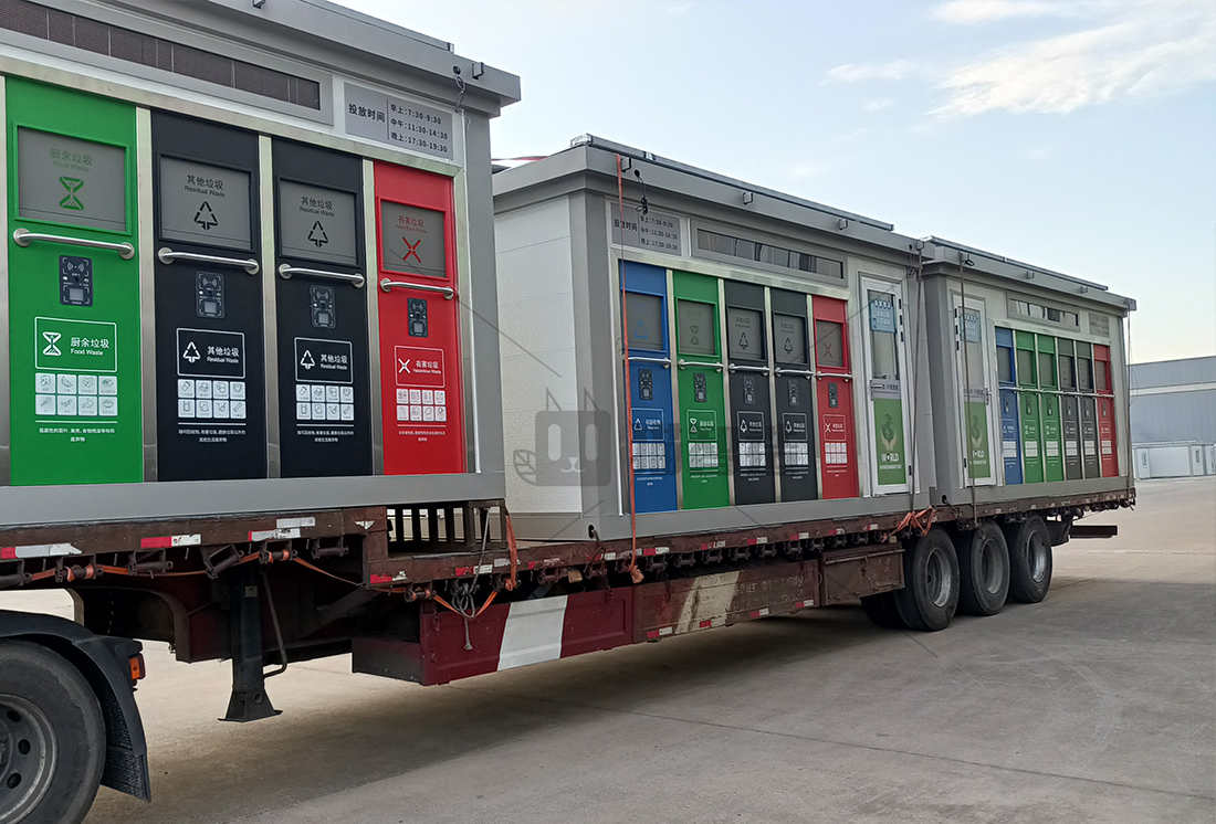 江蘇智能分類垃圾房，清潔小屋，垃圾分類收集站生產(chǎn)廠家